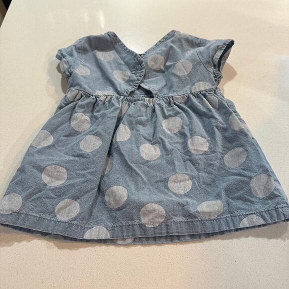 Carters Baby Girl 24M Denim Dress - Picture 4 of 4